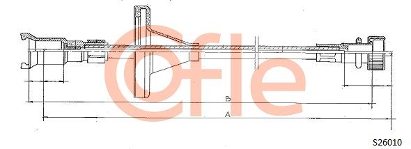 COFLE Nopeusmittarin vaijeri 92.S26010