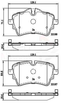 COMLINE Jarrupala, levyjarru ADB02261