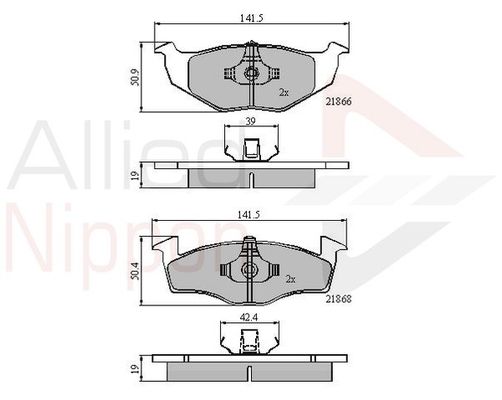 COMLINE Jarrupala, levyjarru ADB0706