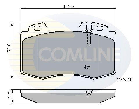 COMLINE Jarrupala, levyjarru CBP01117