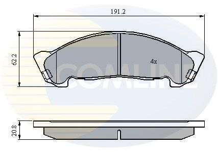 COMLINE Jarrupala, levyjarru CBP01175