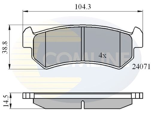 COMLINE Jarrupala, levyjarru CBP01191