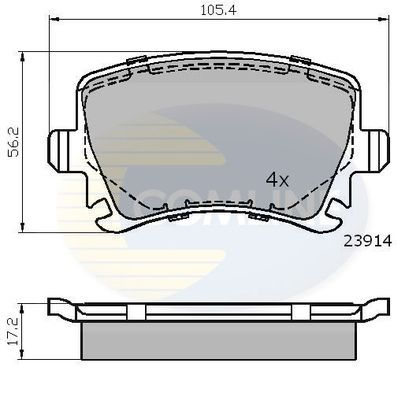 COMLINE Jarrupala, levyjarru CBP01284