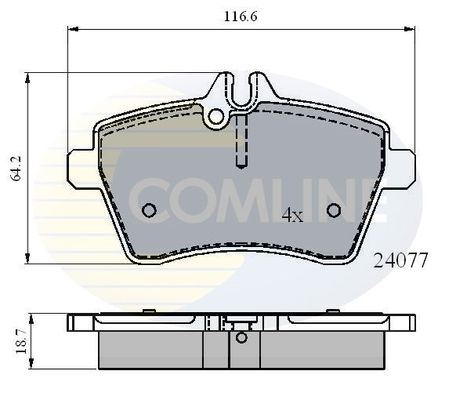 COMLINE Jarrupala, levyjarru CBP01592