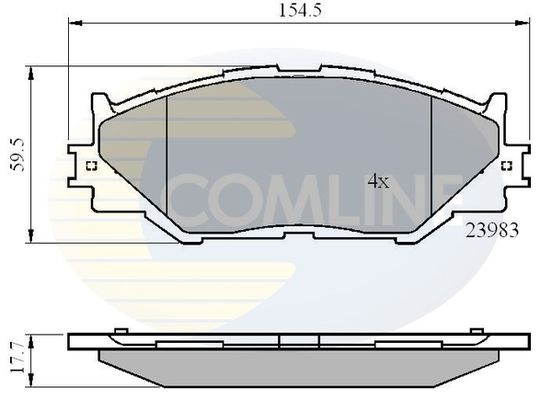 COMLINE Jarrupala, levyjarru CBP01632