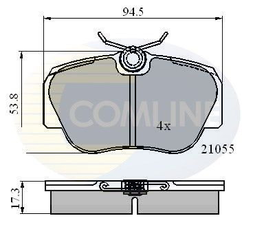 COMLINE Jarrupala, levyjarru CBP0328