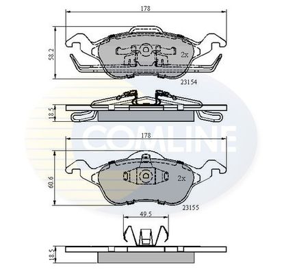 COMLINE Jarrupala, levyjarru CBP0490