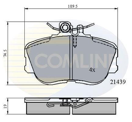 COMLINE Jarrupala, levyjarru CBP0503