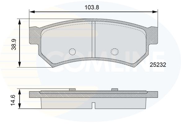 COMLINE Jarrupala, levyjarru CBP06100