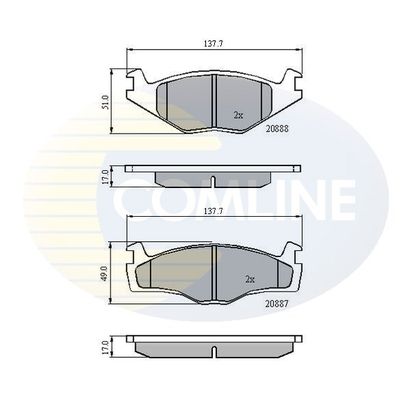 COMLINE Jarrupala, levyjarru CBP0703