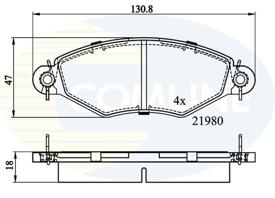 COMLINE Jarrupala, levyjarru CBP0704