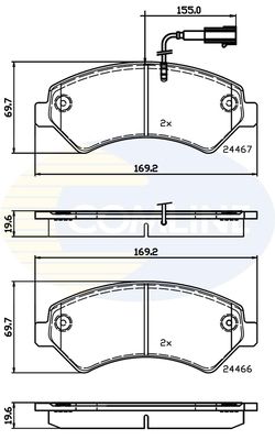 COMLINE Jarrupala, levyjarru CBP12247