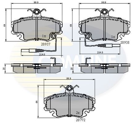 COMLINE Jarrupala, levyjarru CBP1431