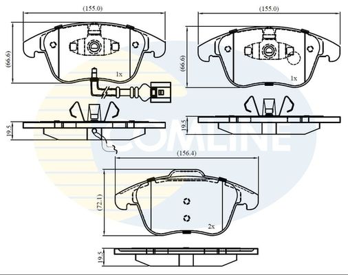 COMLINE Jarrupala, levyjarru CBP16022