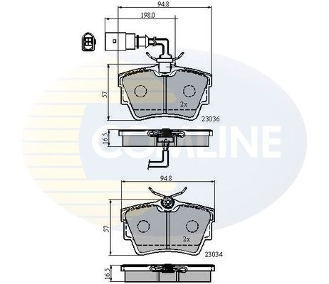 COMLINE Jarrupala, levyjarru CBP1874