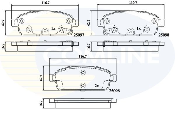 COMLINE Jarrupala, levyjarru CBP32024