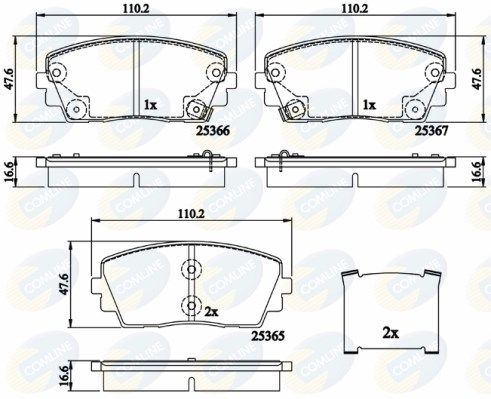 COMLINE Jarrupala, levyjarru CBP32159