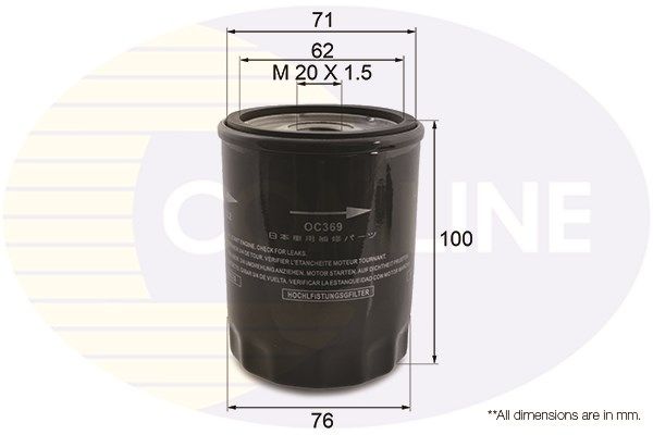 COMLINE Öljynsuodatin CMB11322