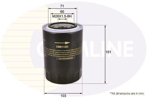 COMLINE Öljynsuodatin CMB11351