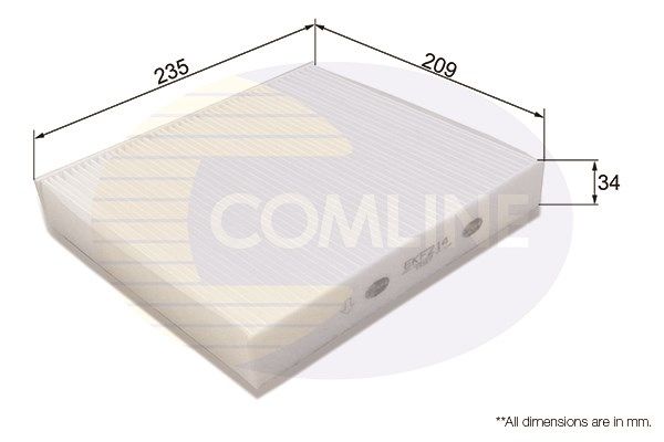 COMLINE Suodatin, sisäilma EKF214