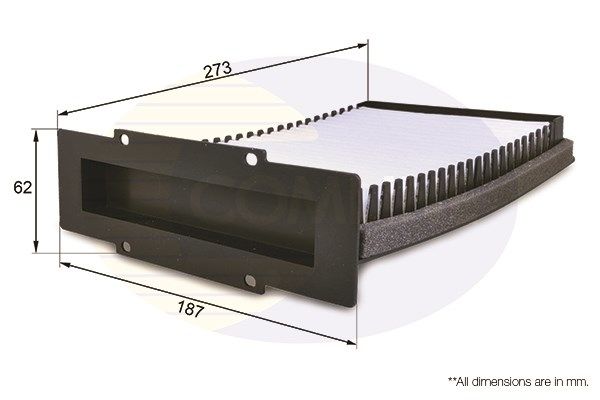 COMLINE Suodatin, sisäilma EKF283