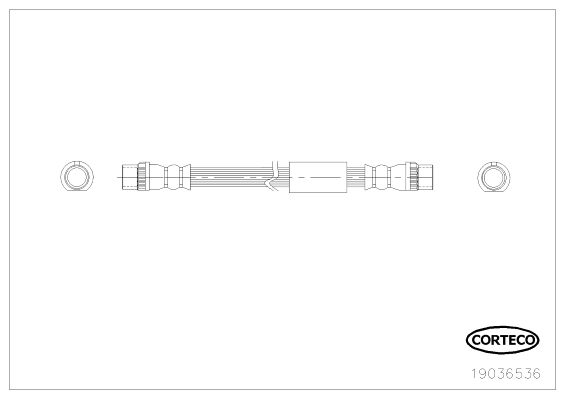 CORTECO Jarruletku 19036536