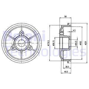 DELPHI Jarrurumpu BF267