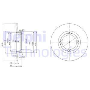 DELPHI Jarrulevy BG2400