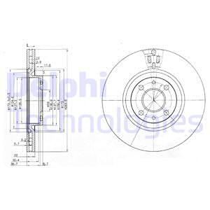 DELPHI Jarrulevy BG2407