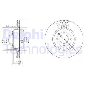 DELPHI Jarrulevy BG2413