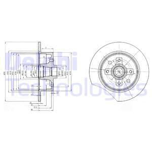 DELPHI Jarrulevy BG2571