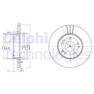 DELPHI Jarrulevy BG2677