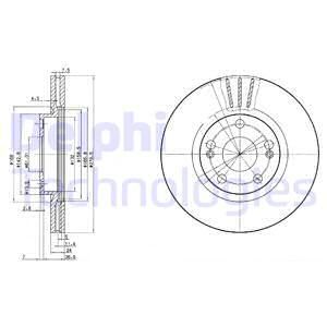 DELPHI Jarrulevy BG2697