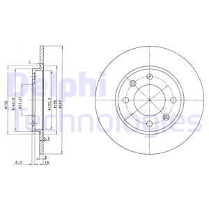 DELPHI Jarrulevy BG2800C