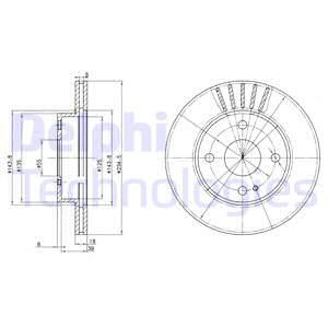 DELPHI Jarrulevy BG2802