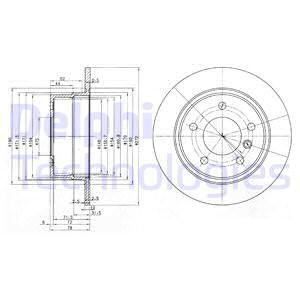 DELPHI Jarrulevy BG3040