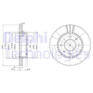 DELPHI Jarrulevy BG3206