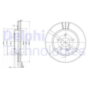 DELPHI Jarrulevy BG3397