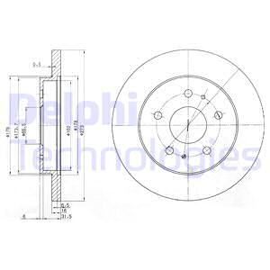 DELPHI Jarrulevy BG3607