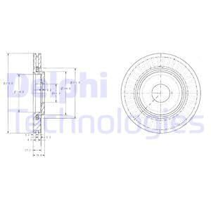 DELPHI Jarrulevy BG3620C