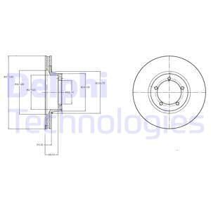 DELPHI Jarrulevy BG3984