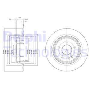 DELPHI Jarrulevy BG4063