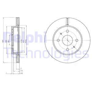 DELPHI Jarrulevy BG4128