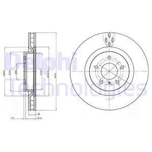 DELPHI Jarrulevy BG4162