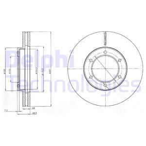 DELPHI Jarrulevy BG4209