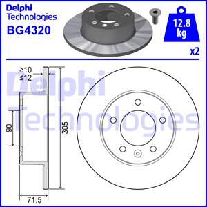 DELPHI Jarrulevy BG4320