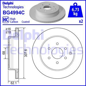 DELPHI Jarrulevy BG4994C