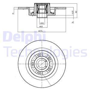 DELPHI Jarrulevy BG9026RS