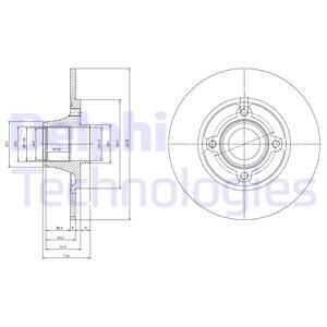 DELPHI Jarrulevy BG9033RS