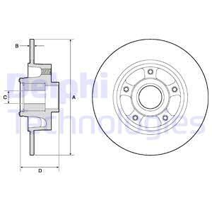 DELPHI Jarrulevy BG9137RSC